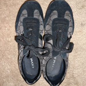 Black Coach Sneakers sz.8
